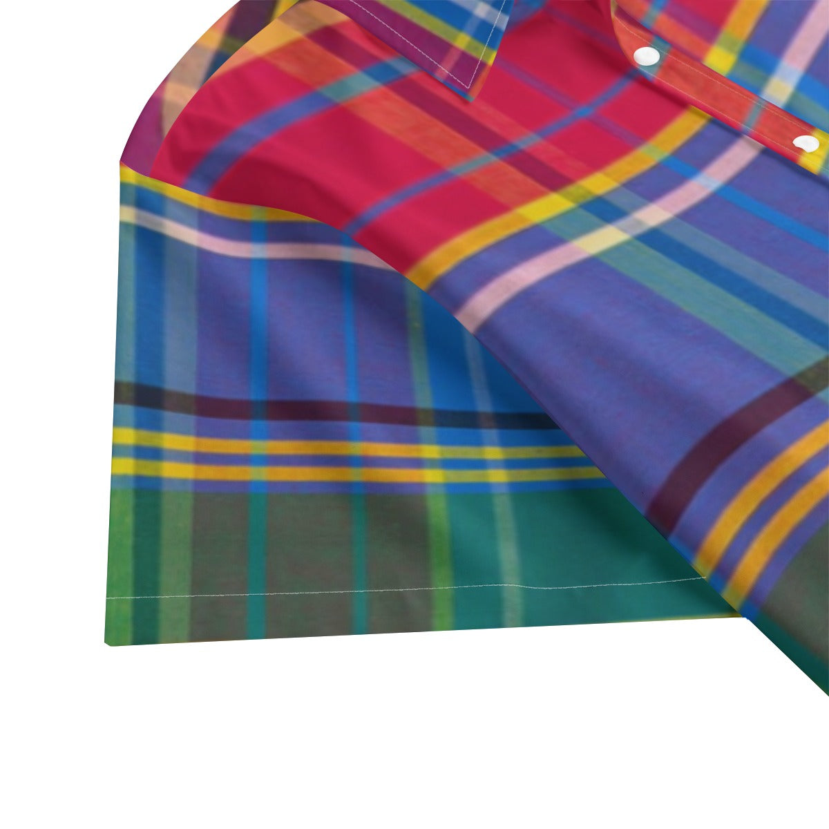 👔 Chemise Madras Tropical Rainbow - Collection L'Univers Créatif
