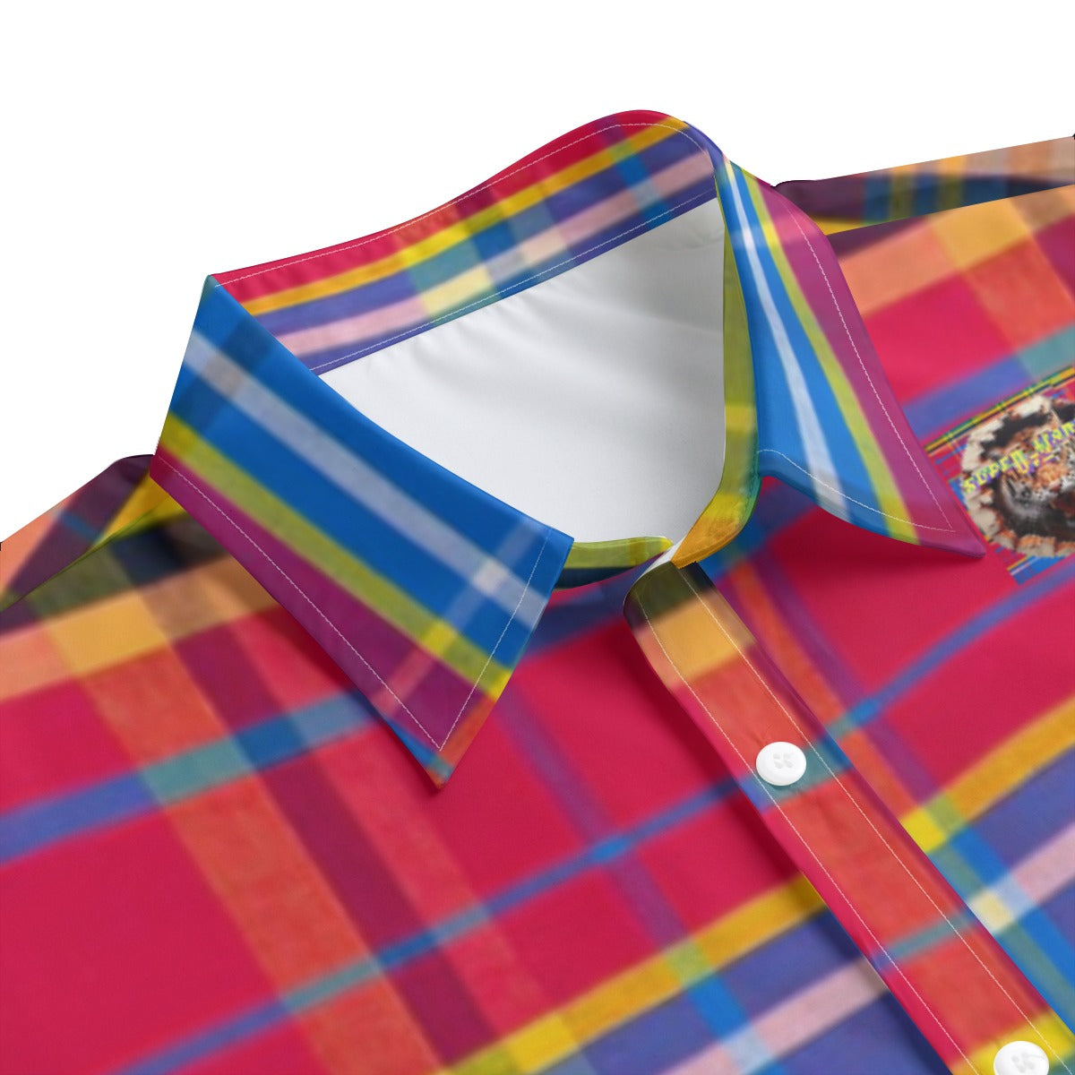 👔 Chemise Madras Tropical Rainbow - Collection L'Univers Créatif